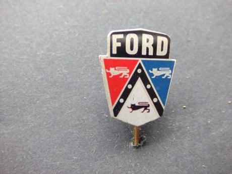 Ford auto logo zilverkleurige letters